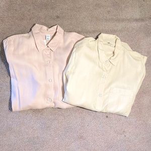 Old Navy Long Sleeve Button Up Bundle - Medium
